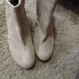 Chic Beige Ankle Booties